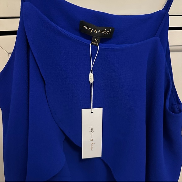 Mary & Mabel Vibrant Blue Top - Picture 2 of 3